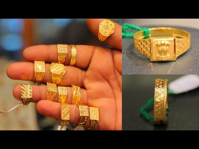Gents Gold Ring at Rs 2500/gram | Men Gold Ring in Mumbai | ID: 14314267388